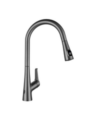 Motion Sensor Pull-Down Pillar Sink mixer - Grey