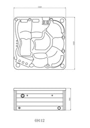 Free Standing Massage Bath Tub