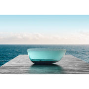 Light Blue Colour Resin Free Standing Bathtub c/w Waste