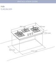 Fotile GAG86309 Cooker Hob