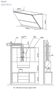 Fotile JQG9031 Chimney Hood