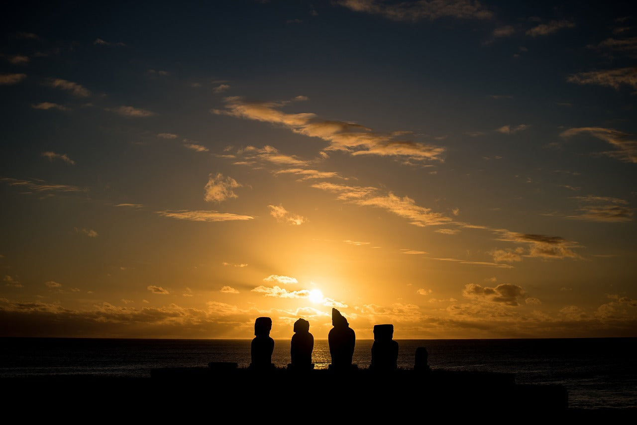Stone statue, Polynesia