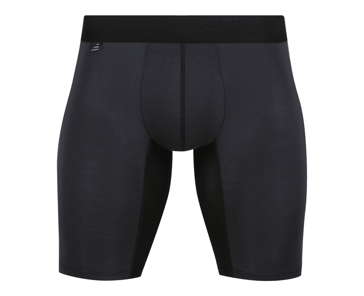 Step One Men's Bamboo Underwear Trunk - Black Currants - Black