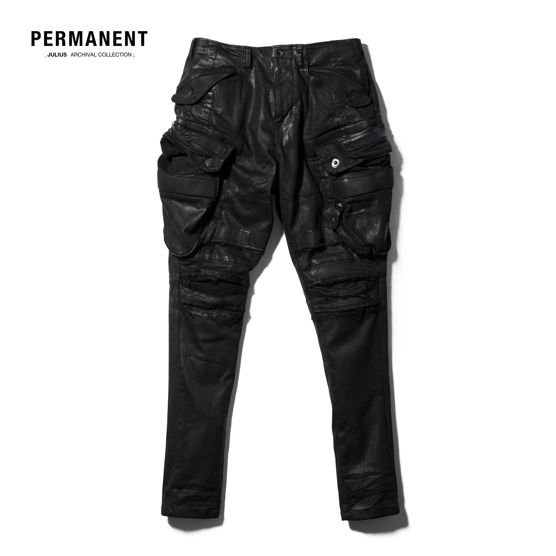 JULIUS 19SS Tactical denim short pants-