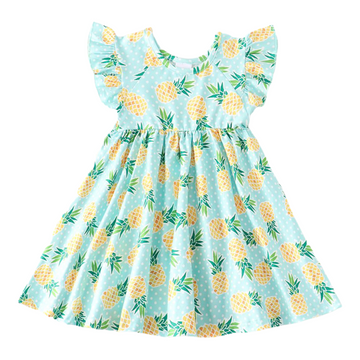 Pineapple Flutter Dress