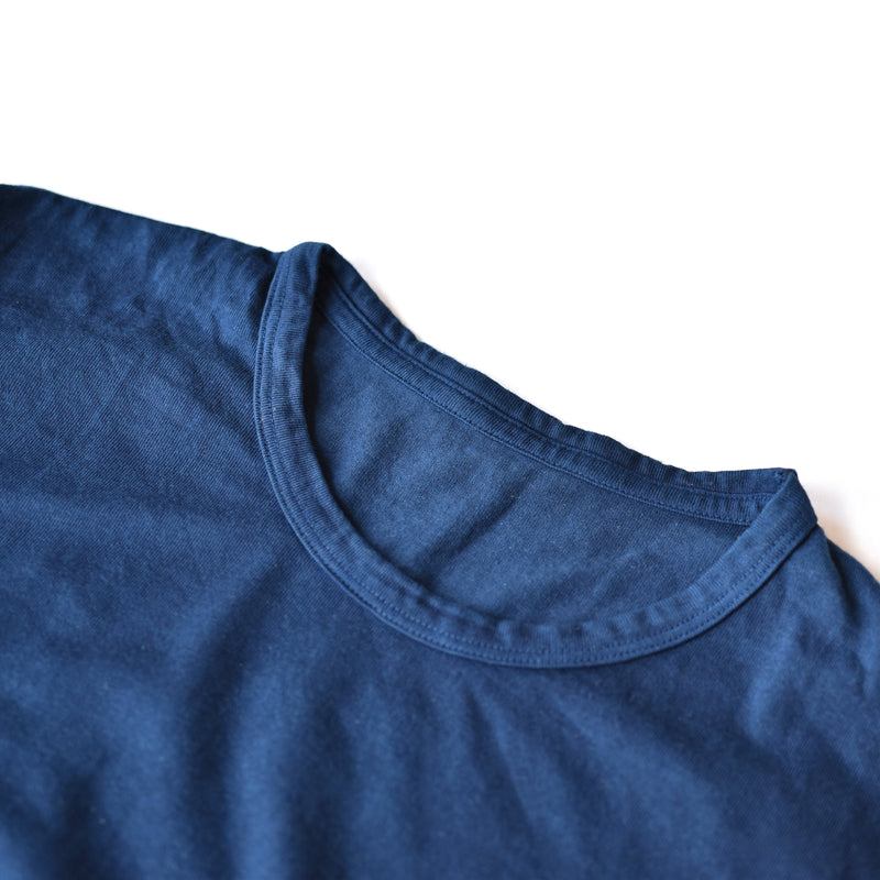 ［メンズTシャツ］オーガニックコットン/ いとしろ藍