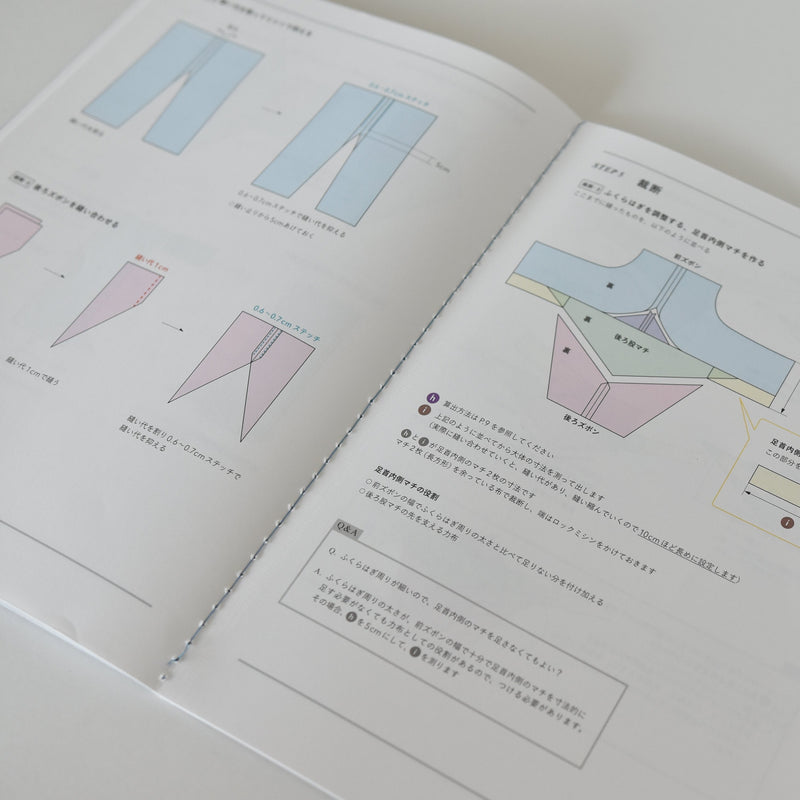 いとしろ民衣シリーズ たつけの作り方 石徹白洋品店