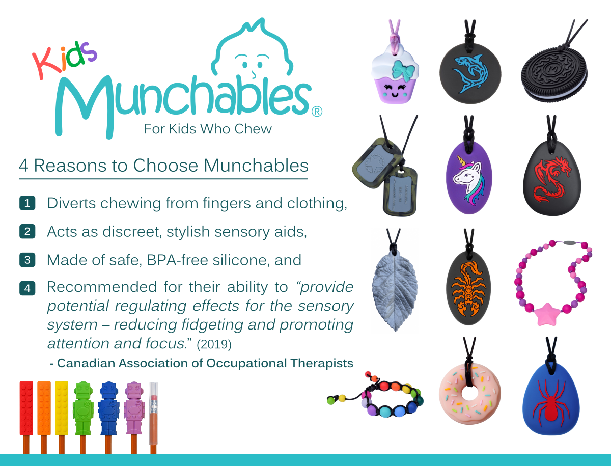 Munchables Sensory Chew Necklaces