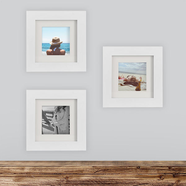 3-Pack, White, 6x6 Photo Frame (4x4 Matted) - Tiny Mighty ...