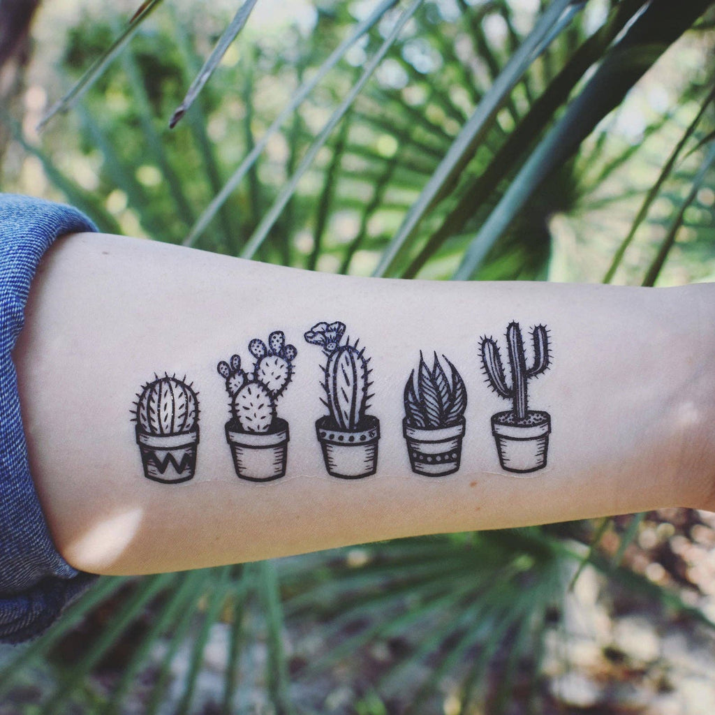 Tattoo uploaded by Madison  Prickly pear cacti for Kellys thigh  Tattoodo