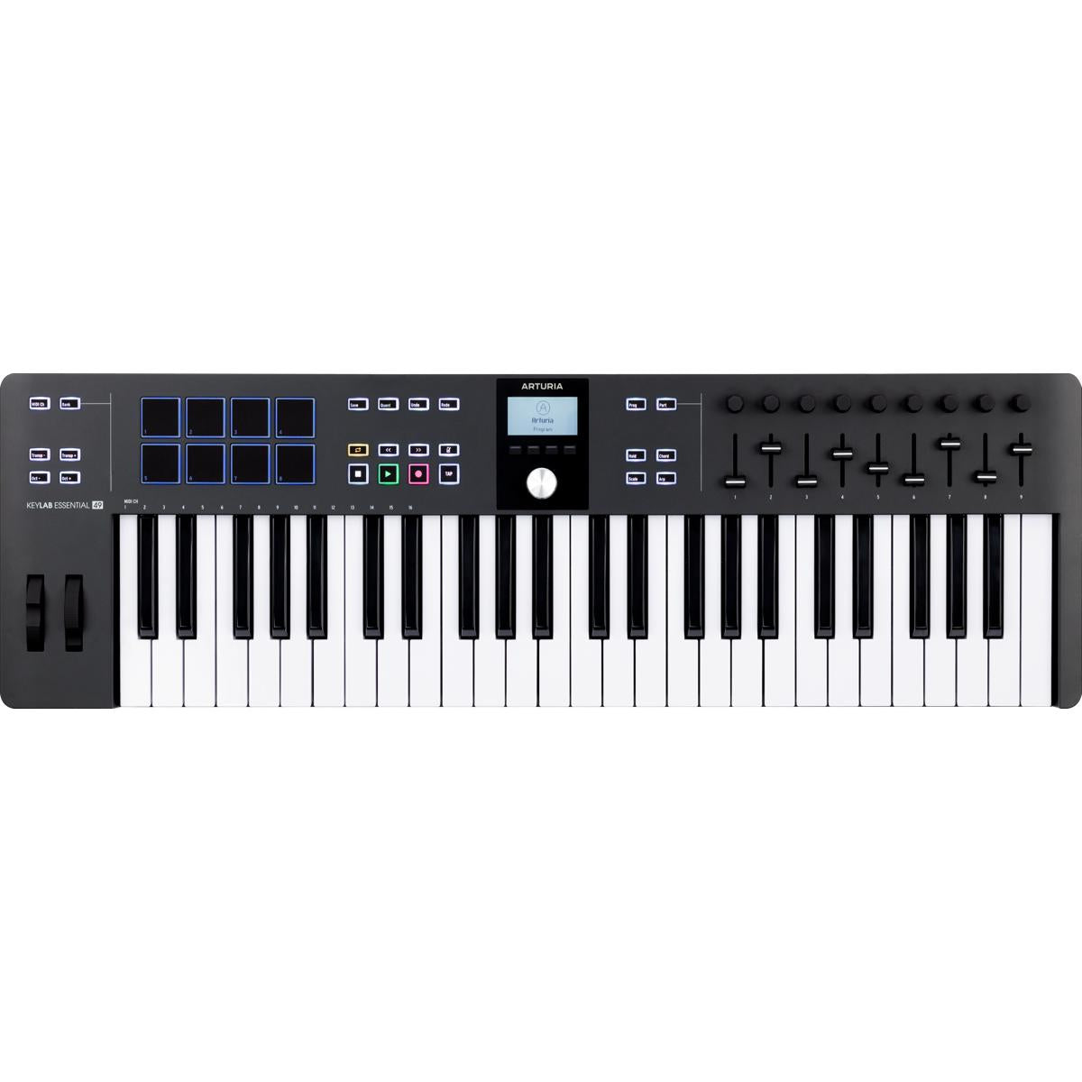 Arturia KeyStep Pro Chroma Multifunctional Sequencing and Performance  Controller (Metallic Gray)