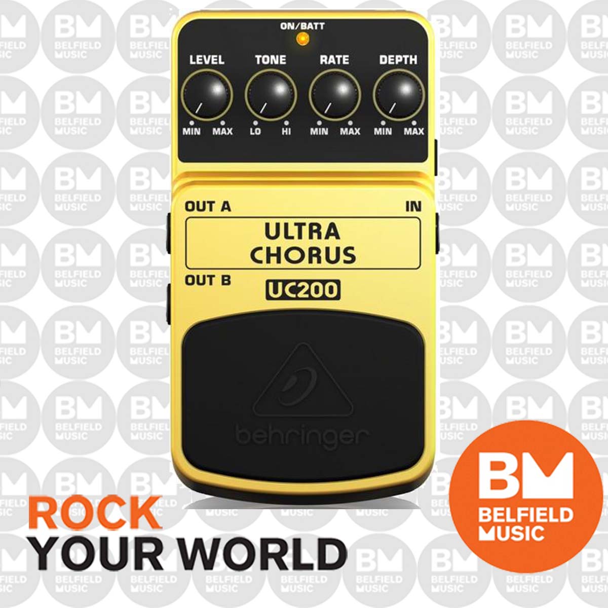 behringer uc200 ultra chorus effects pedal