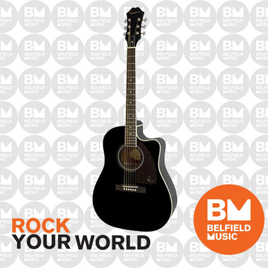 Epiphone J45ec Studio Acoustic Guitar Solid Top Ebony J 45 Ec Ee2seb