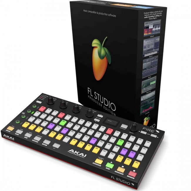 Akai FIRE Contoller Pack w/ Fruity Loops FL Studio 20 (Producer Edition)  Software - Buy Online - Belfield Music