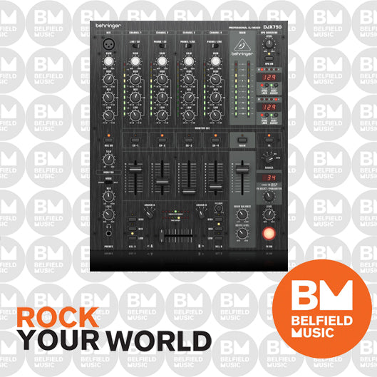 Behringer DJX750 Pro DJ Mixer - Buy Online - Belfield Music