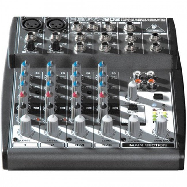 Behringer xenyx 802 схема подключения