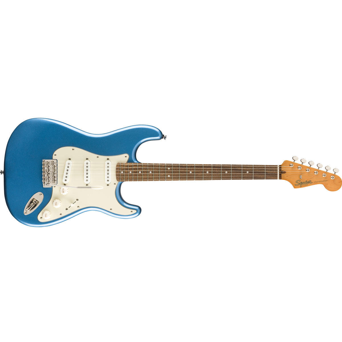 squier classic vibe 60s stratocaster electric guitar lake placid blue