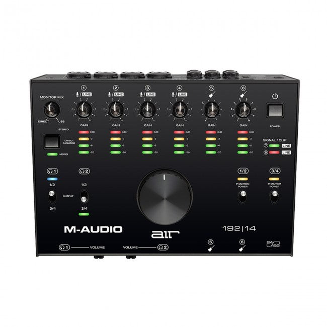 M-Audio AIR 192|6 USB Audio/Midi Interface 2-In/2-Out 24/192