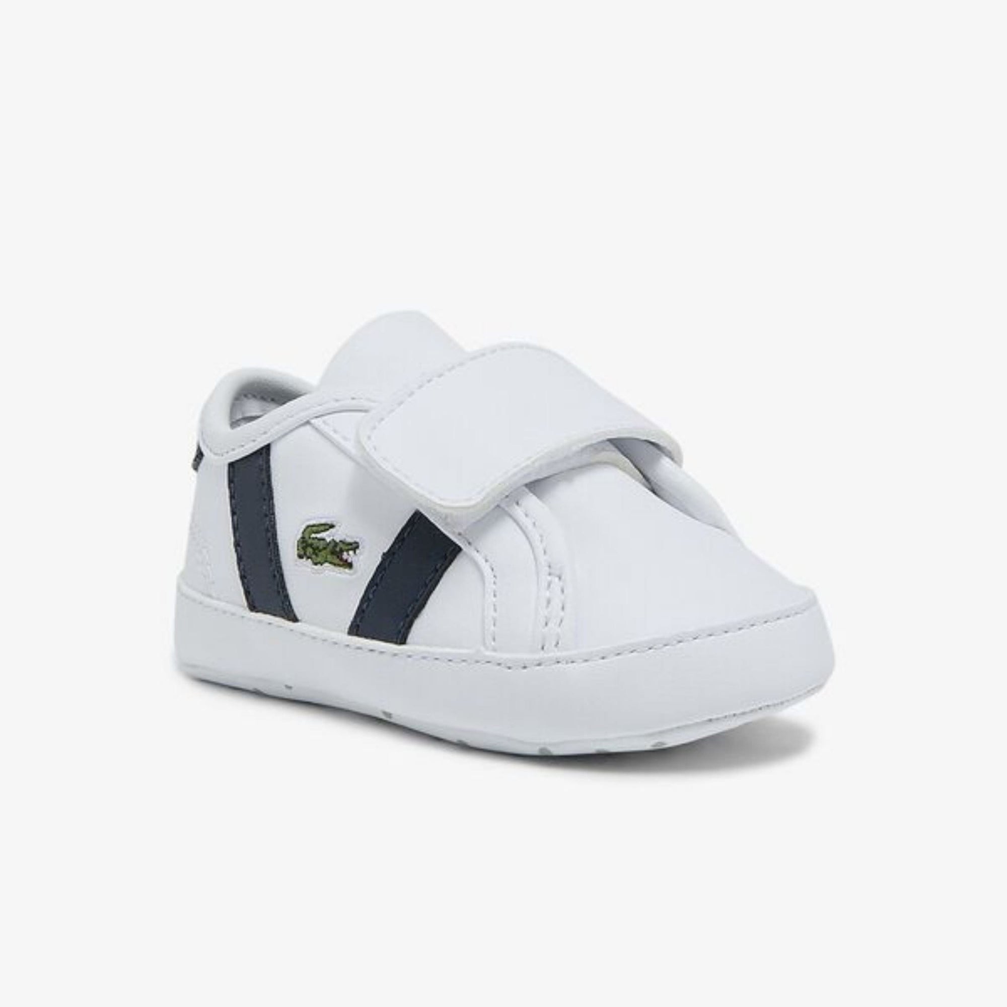 white lacoste trainers size 7