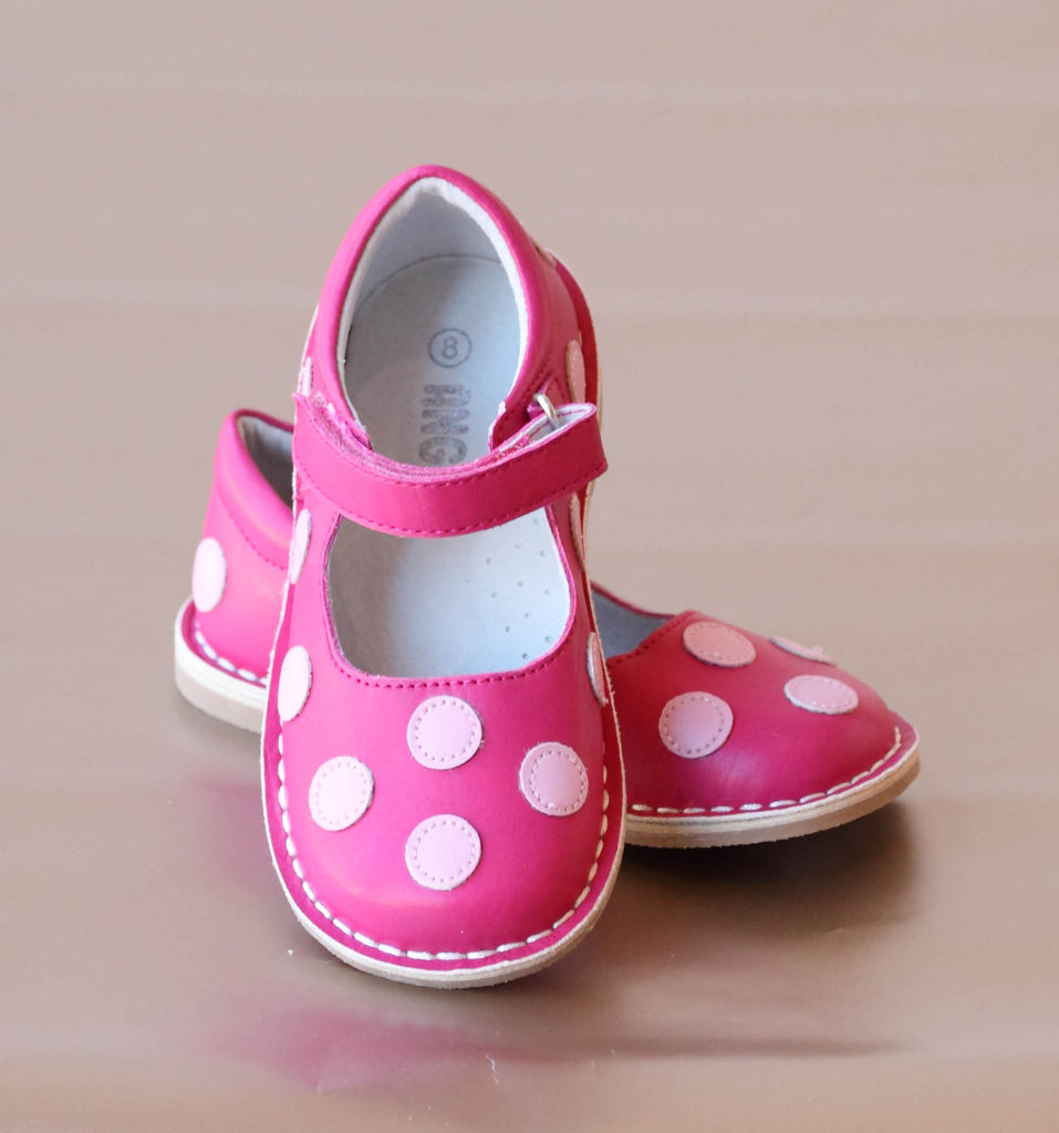 polka dot mary jane shoes