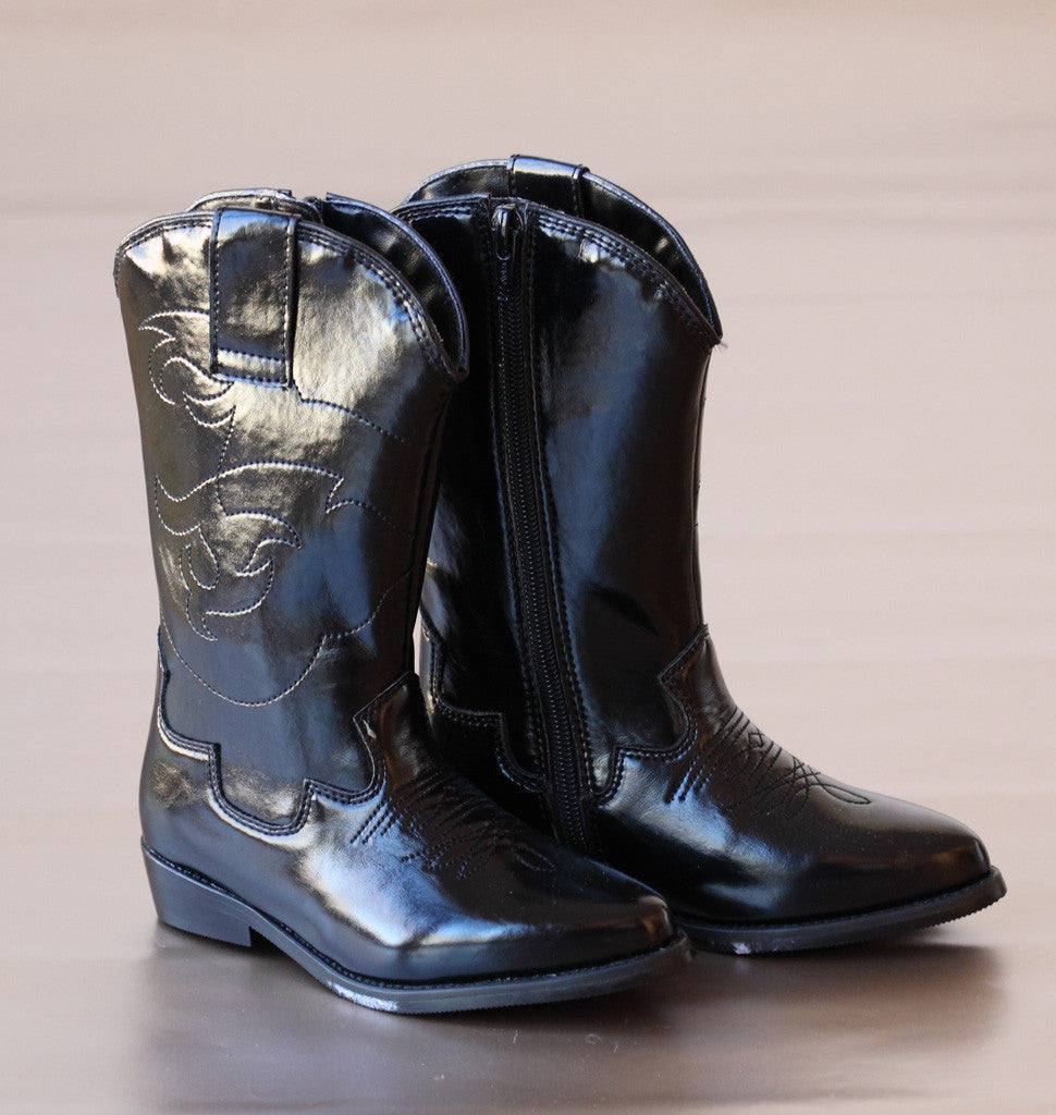 black cowboy boots for toddlers