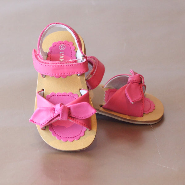 FINAL SALE - L'Amour Girls Knotted Bow Sandal – Petit Foot