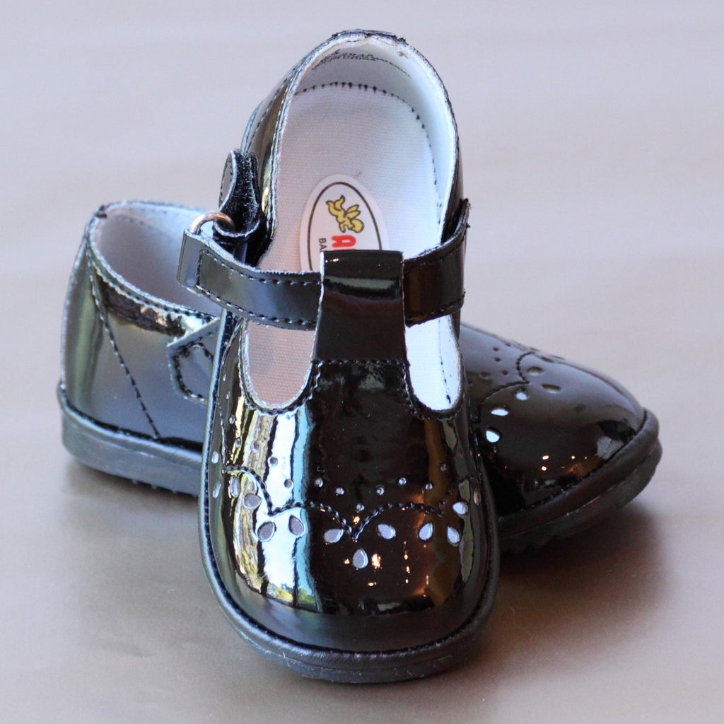 black t strap shoes for toddlers