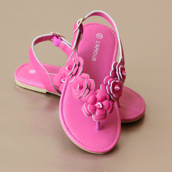 FINAL SALE - L'Amour Girls Sakura Blossom Sandal – Petit Foot