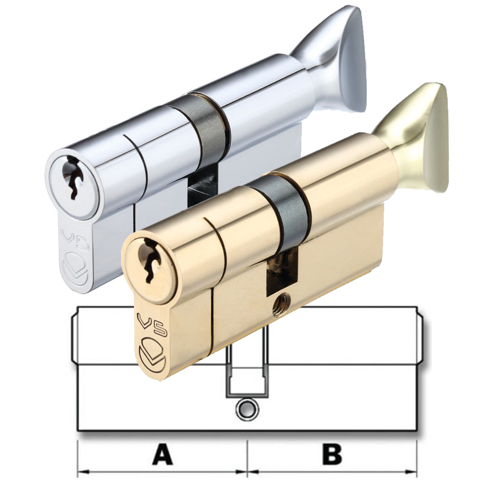 Thumb Turn Euro Cylinder Lock Door Barrel V5 Home Secure