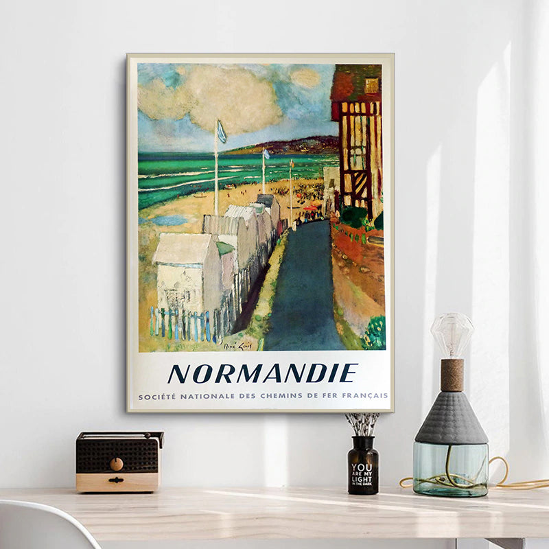 Affiche Vintage Normandie | Planète Vintage