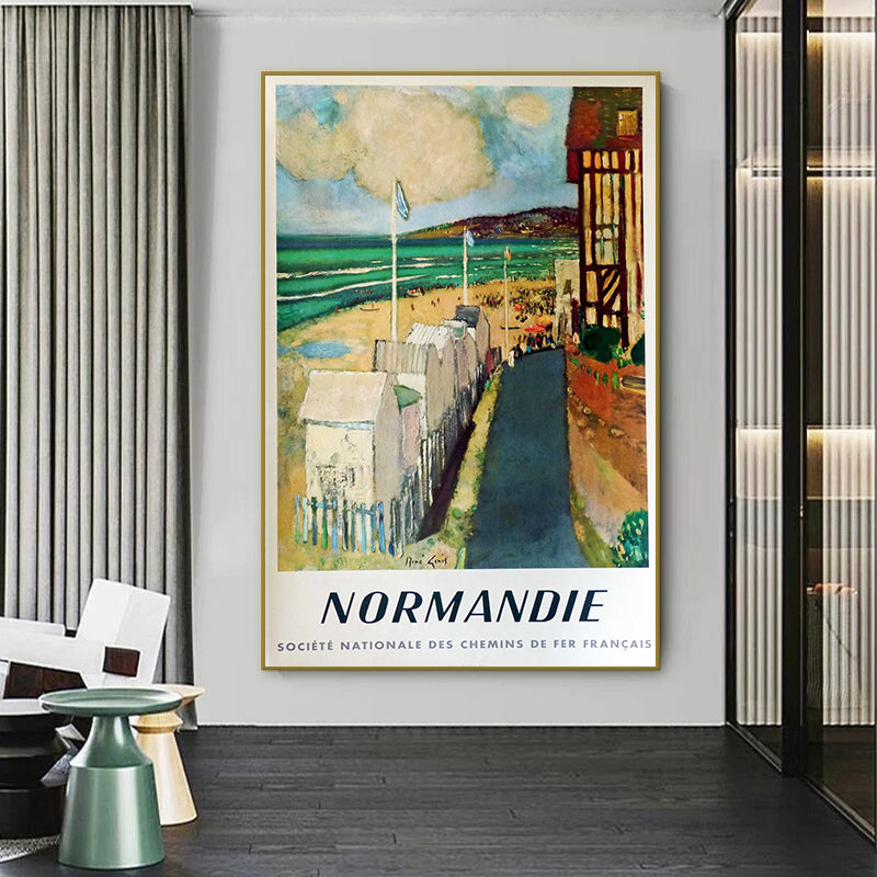 Affiche Vintage Normandie | Planète Vintage