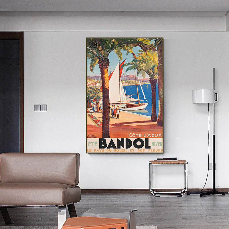 Affiche Vintage Bandol | Planète Vintage