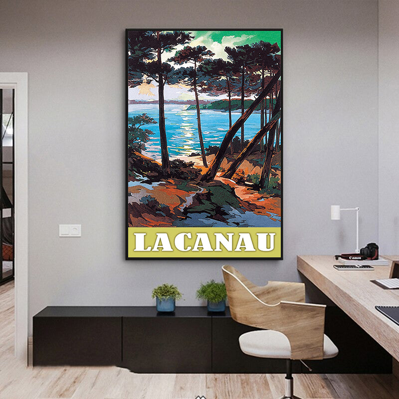 Poster Lacanau | Planète Vintage