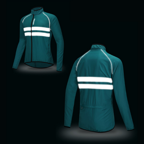Jaquetas para ciclistas corta vento com proteção UV