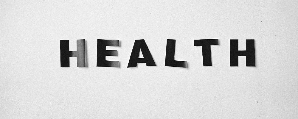 Letters spelling out health