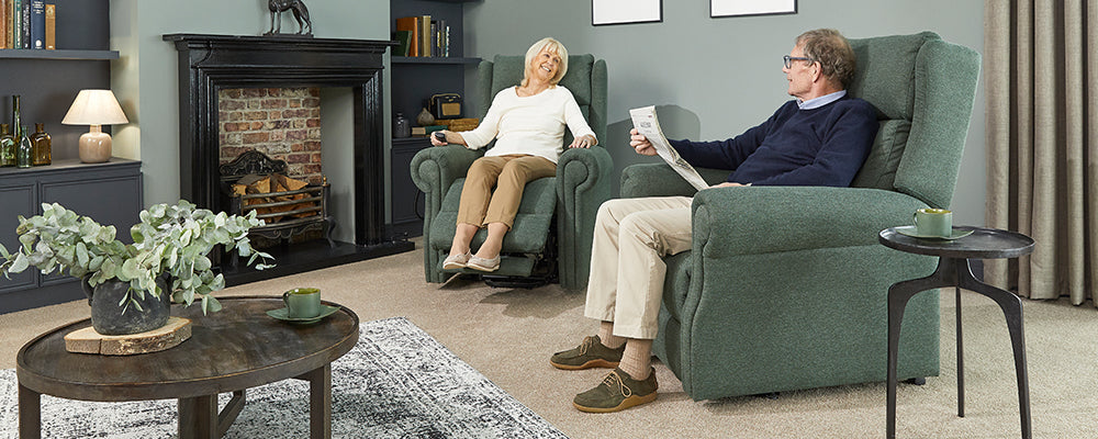 two people sat in riser recliner chairs