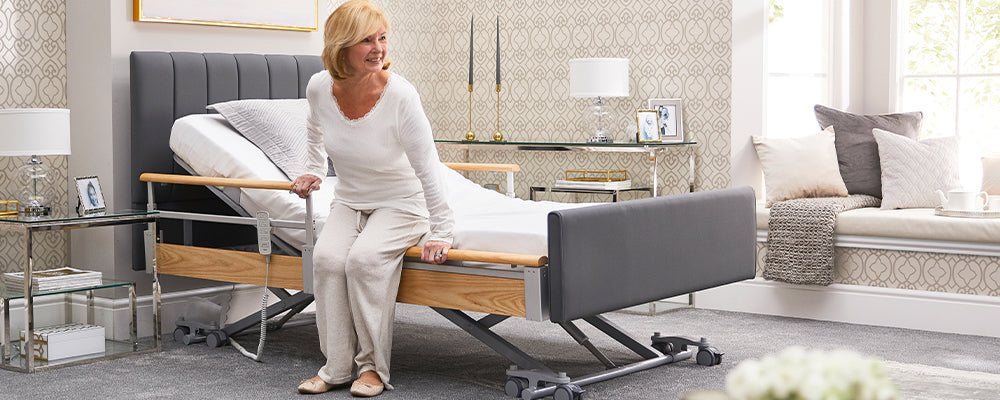 a opera hospital bed with very customisable features