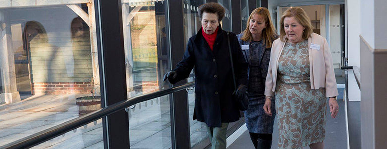 HRH The Princess Royal Tours Holton Lee