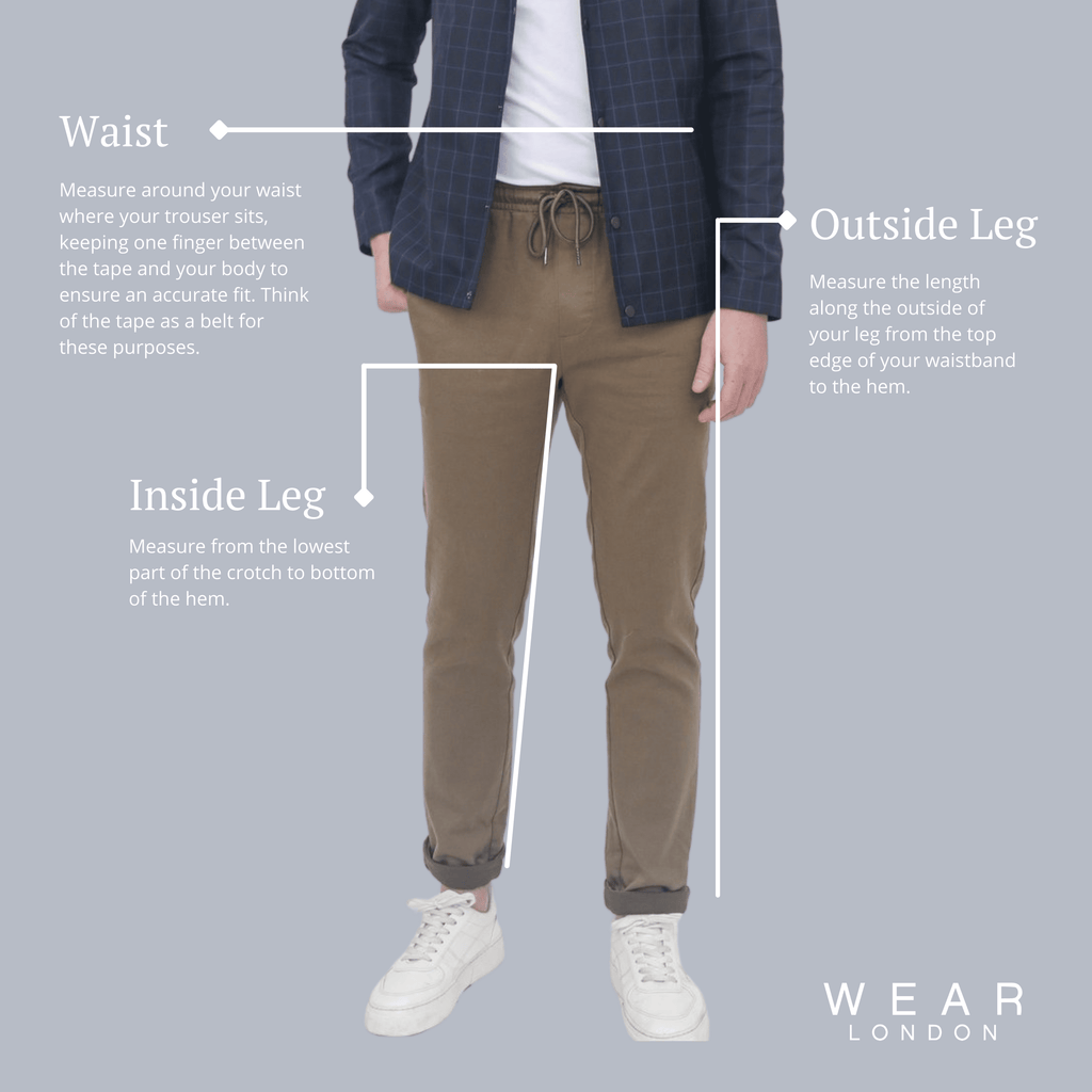 How to measure inside leg length for men's wear