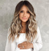 Ins Hot  Long Wavy Wig For Women Lace Front Wig