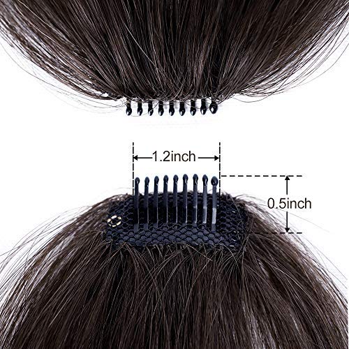 Clip in Bangs 100% Human Hair Extensions Air Bangs – Wigyy