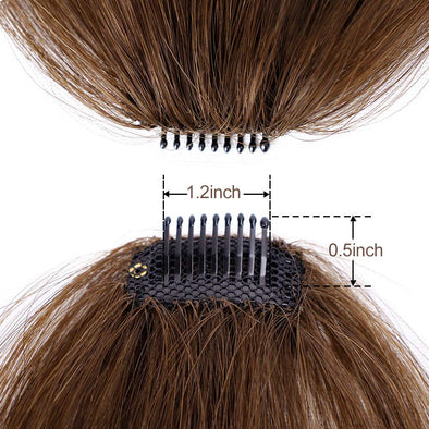 Clip in Bangs 100% Human Hair Extensions Air Bangs – Wigyy