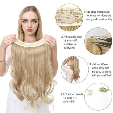 Wave Halo Clip in Hair Extensions Wigs – Wigyy