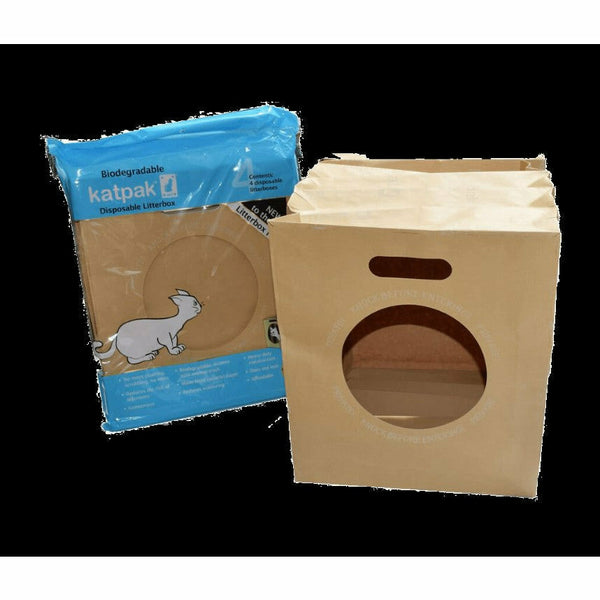 KatPak Biodegradable Litter Box - 4 Pack TopDawg