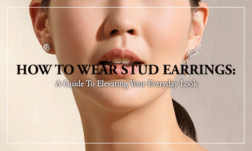 How to wear stud earrings