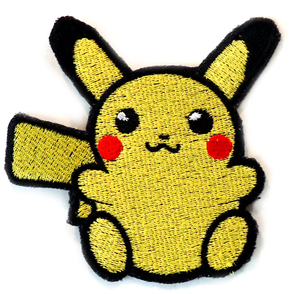 Mega Lucario - Iron on patch - Shiny Metallic Embroidered. Pokemon patch.
