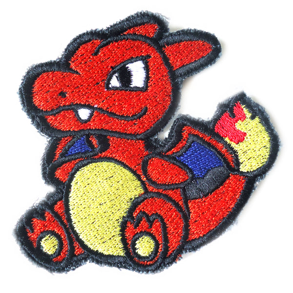Pokemon Iron on Patches Patch Denim Embroidery Eevee, Charizard