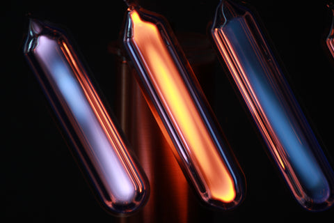 noble gases colors lights