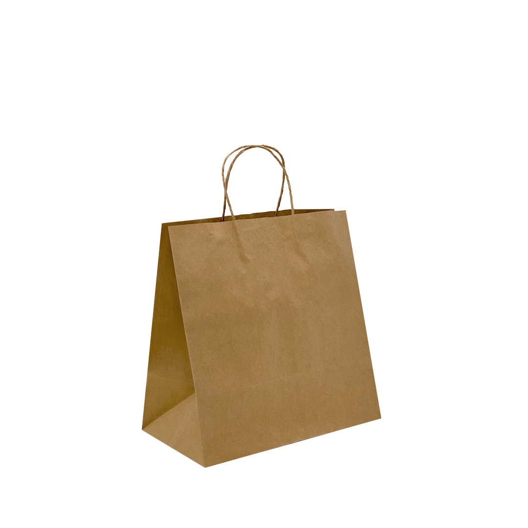 Take Away Paper Bags Online | Brown Kraft Paper Bags - Go Green Paper Bags