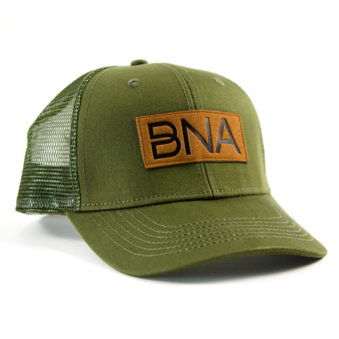 Trend Alert! Hats with Leather Patches – Welcome to National Embroidery &  Screen Printing